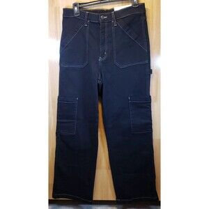 Arizona Jean Co Black Skater Jeans NWT Size 10 Y2K Relaxed Wide Leg Streetwear